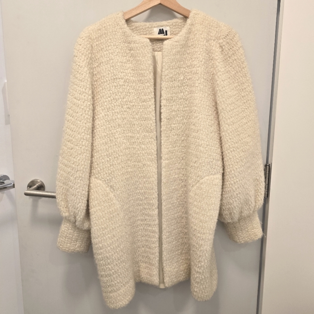 Vintage cream coat - MJ Seattle